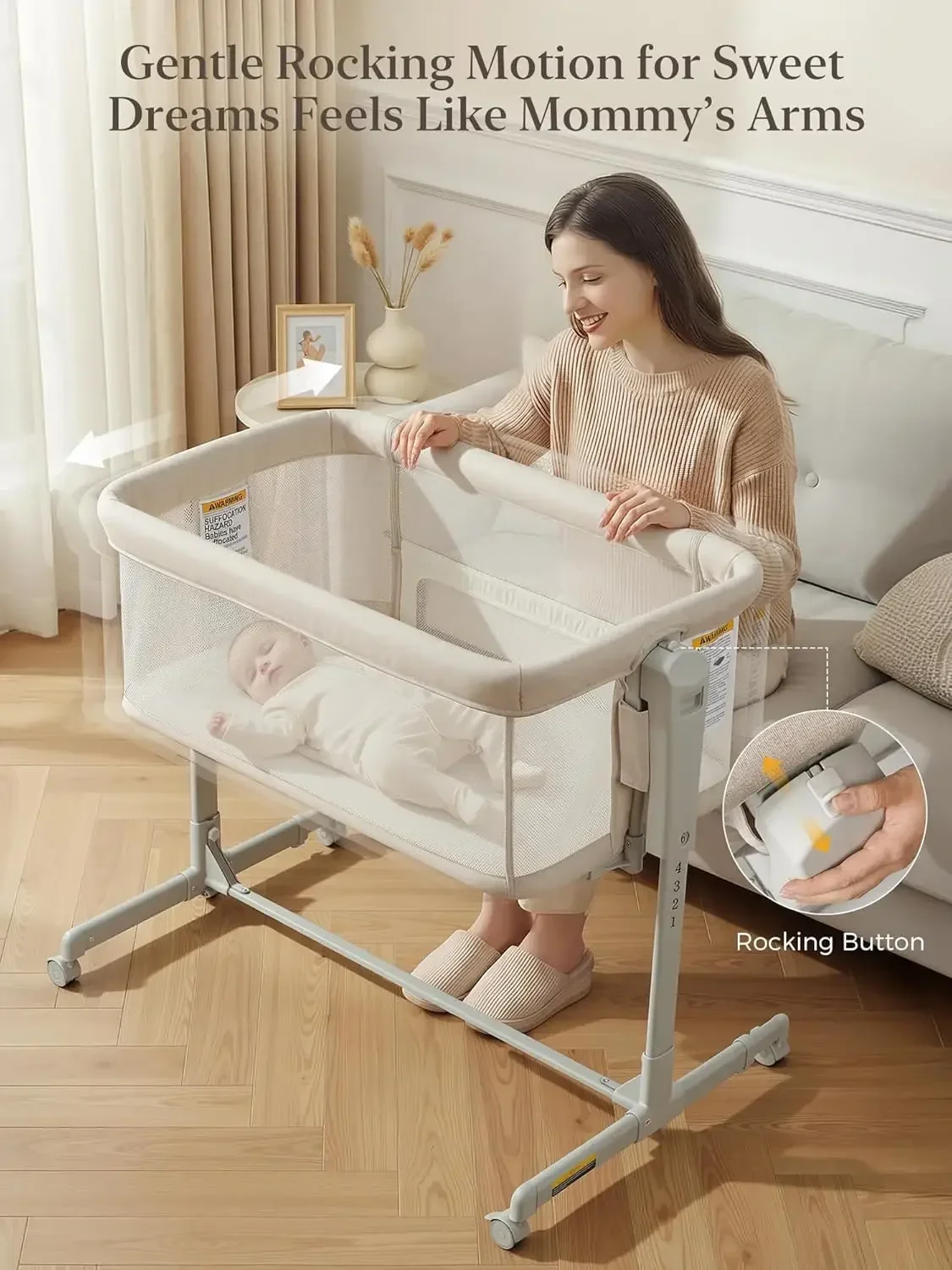 Bassinet Bedside Sleeper - Baby Bassinet Bedside Sleeper 3 In