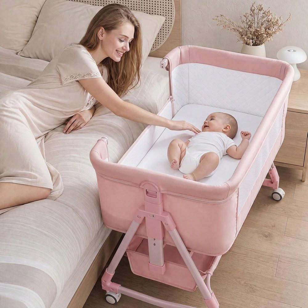 Bassinet Bedside Sleeper - Bassinet, 3In1 Baby Bassinet Bedside Sleeper