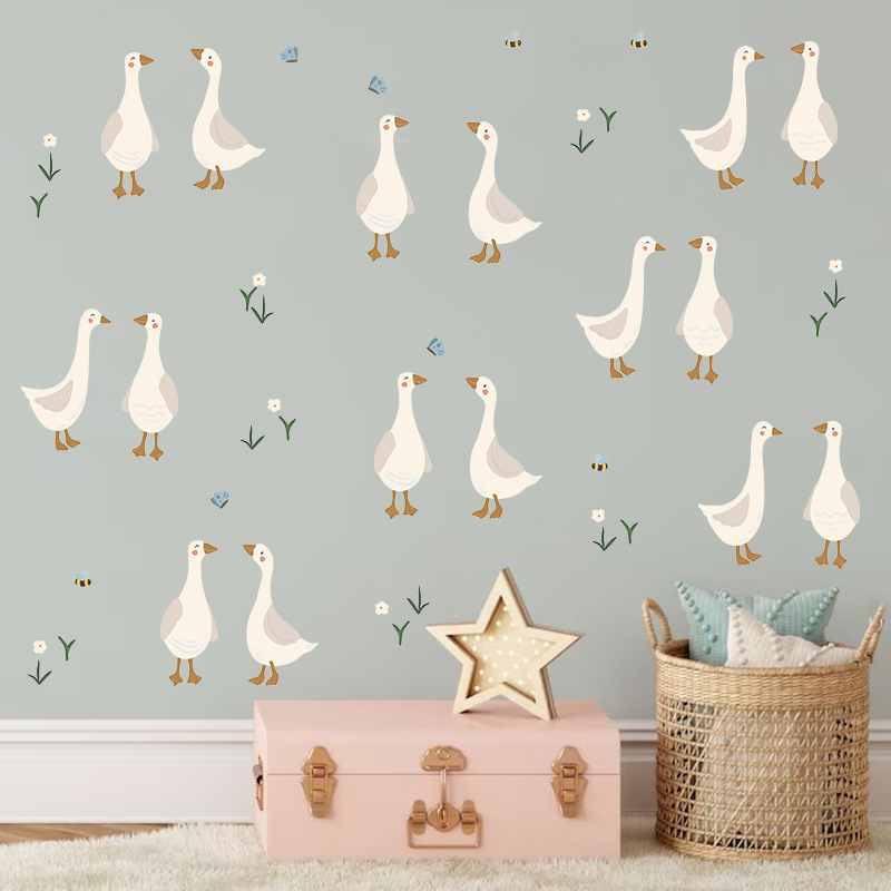 Baby Nursery Kit - Cute Duckling Wall Sticker Funny Duck