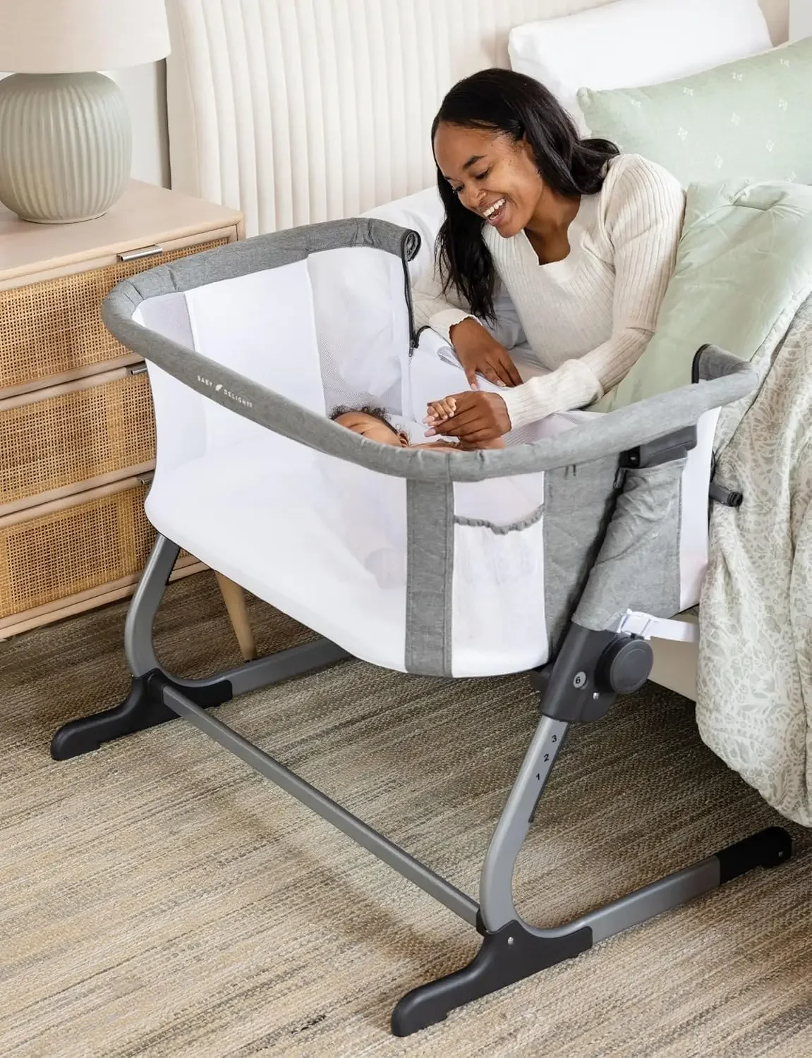 Bedside Sleeper Bassinet 6 Pos - Bassinet Bedside Sleeper 评论和价格