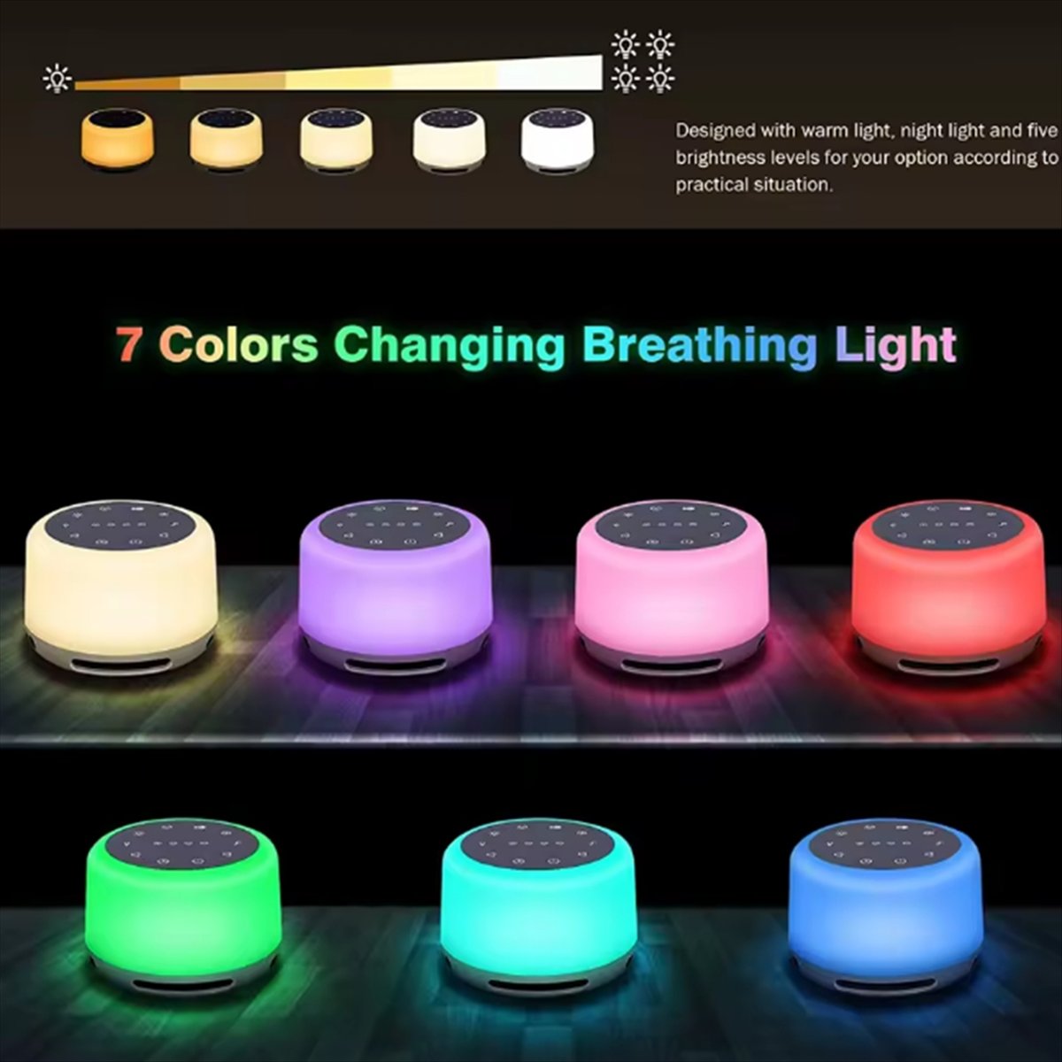 M85K Portable Sleep Sound Mach - Baby Sound Machine White 评论和价格