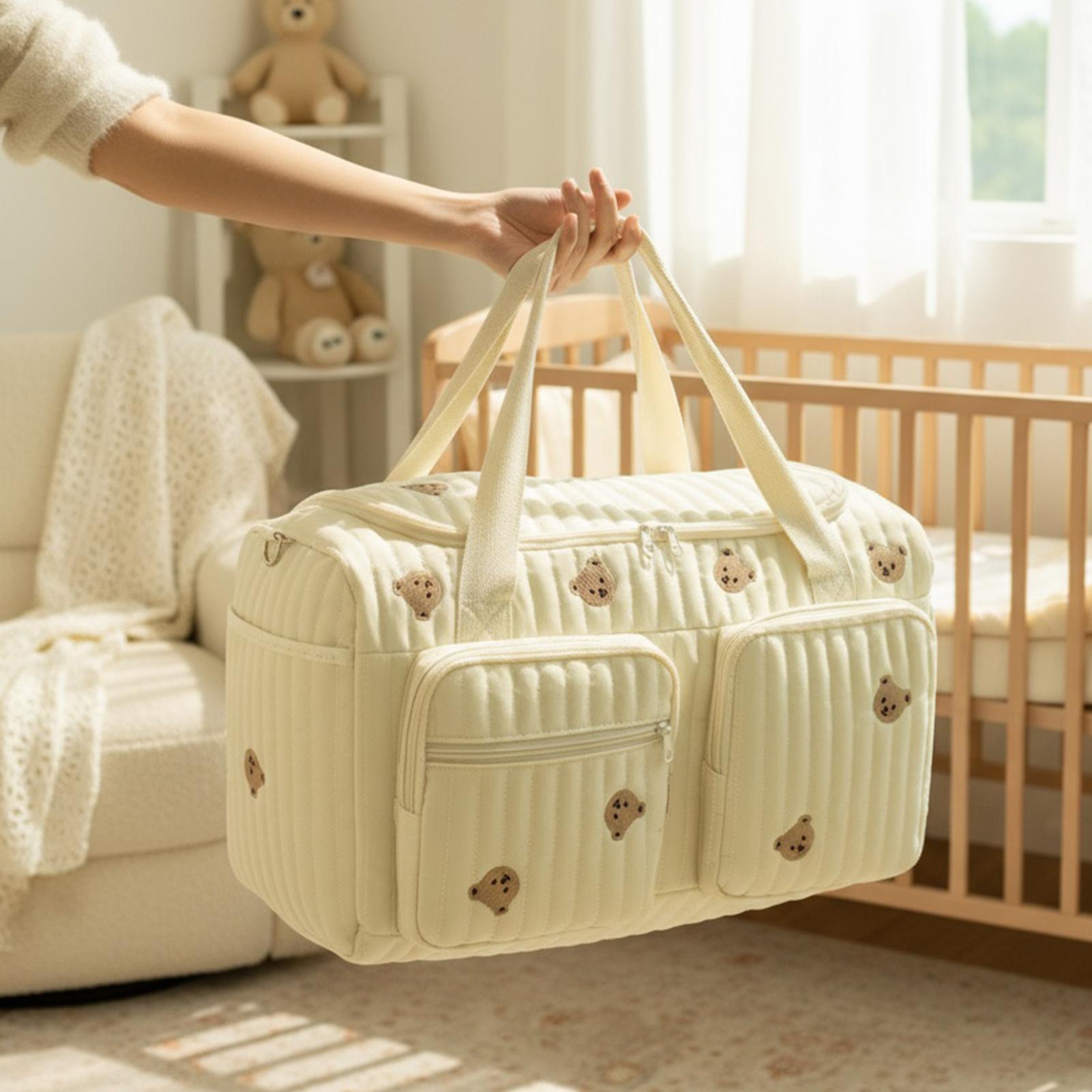 Baby Diaper Bag Cartoon Bear M - Baby Bag Nursery 评论和价格