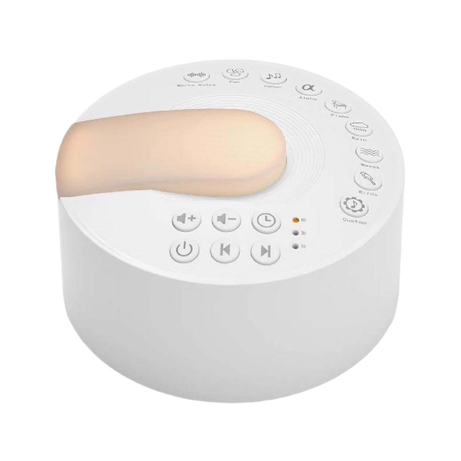 Rechargeable White Noise Machi - Baby Sound Machine White 评论和价格