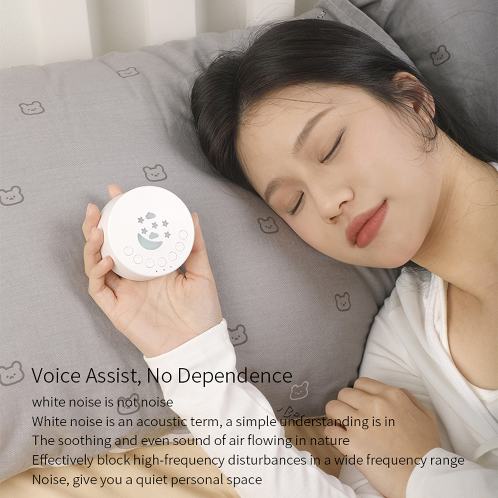 Baby Sleep Machine Desktop Whi - Baby Sound Machine White 评论和价格