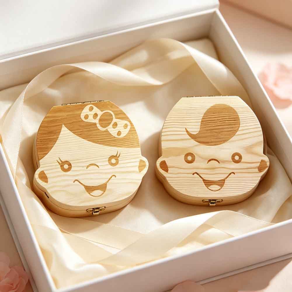 vvocciGerman Wooden Kids Milk  - Baby Keepsake Box 评论和价格