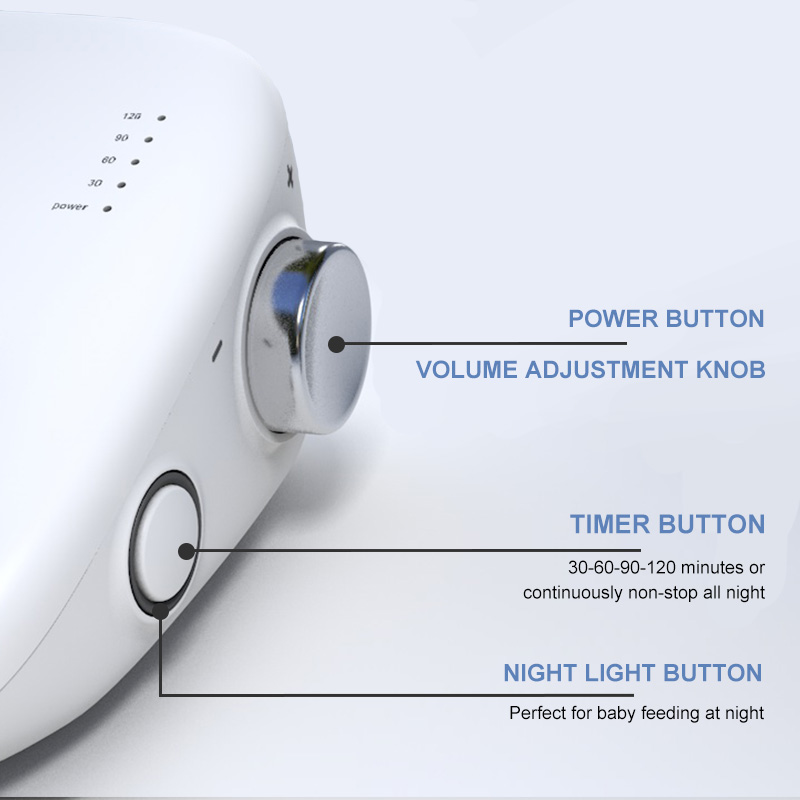 White Noise Machine USB Rechar - Baby Sound Machine White 评论和价格