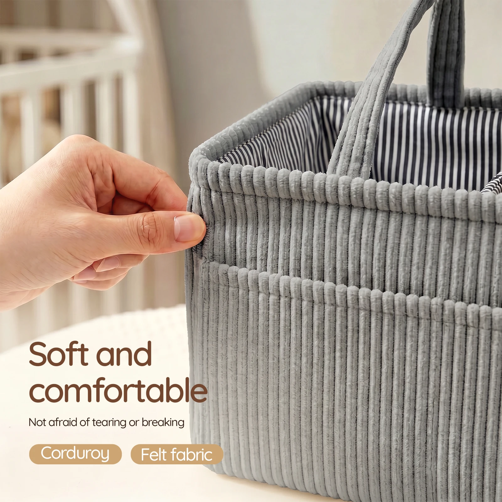 Baby Nappy Caddy Organizer Fol - Baby Nursery Unisex 评论和价格