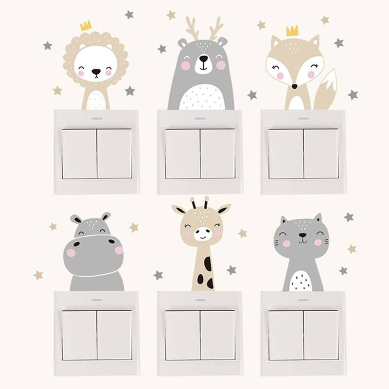6pcs/set Boho Color Cute Smile - Baby Nursery Kit 评论和价格