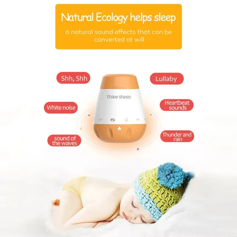 Baby White Noise Machine Smart - Baby Sound Machine White 评论和价格