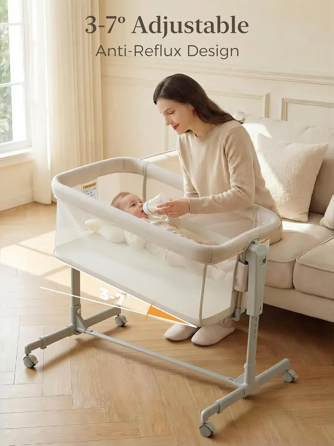 Baby Bassinet Bedside Sleeper  - Bassinet Bedside Sleeper 评论和价格