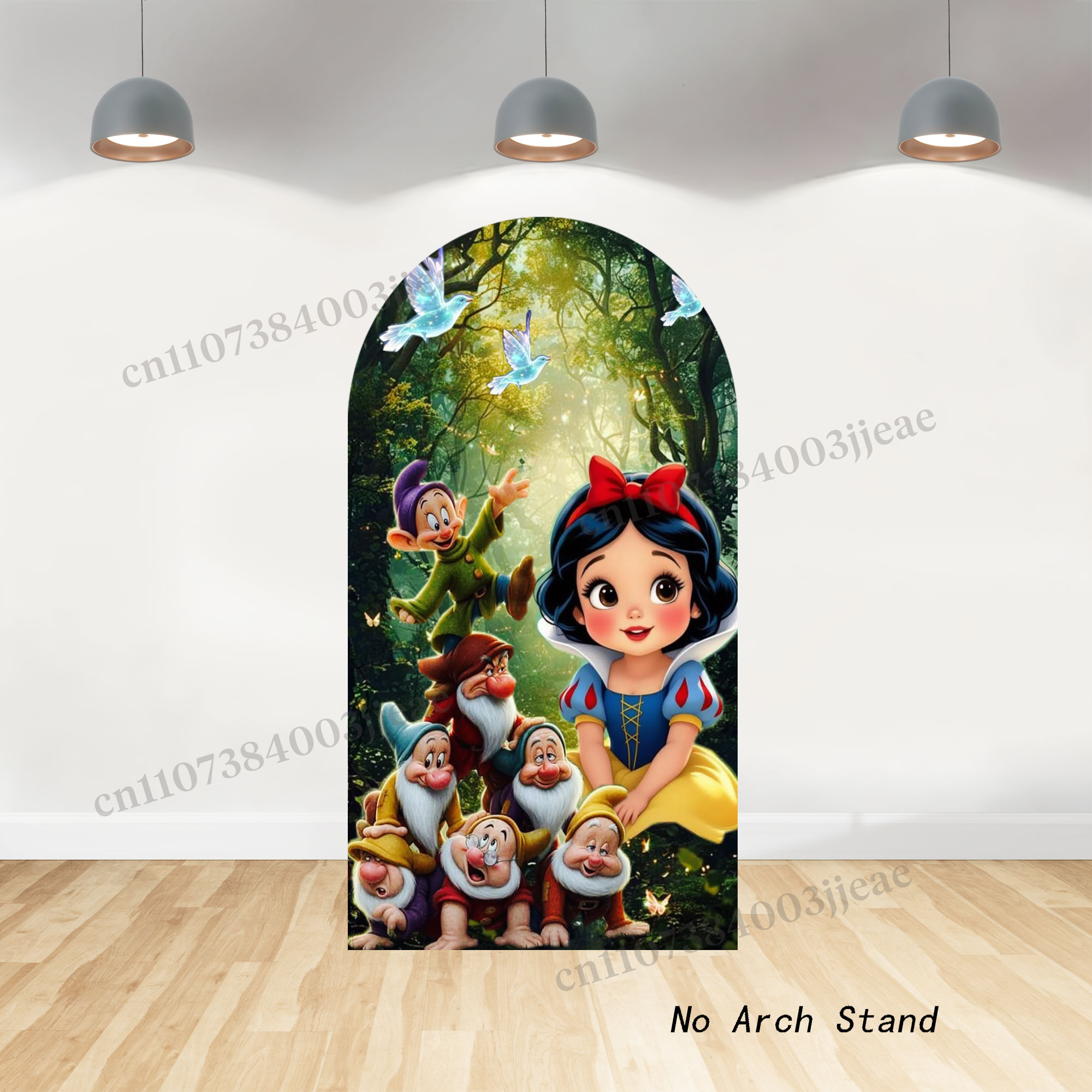 Snow White Baby Backdrop Arch  - Baby Nursery Ideas Girl 评论和价格