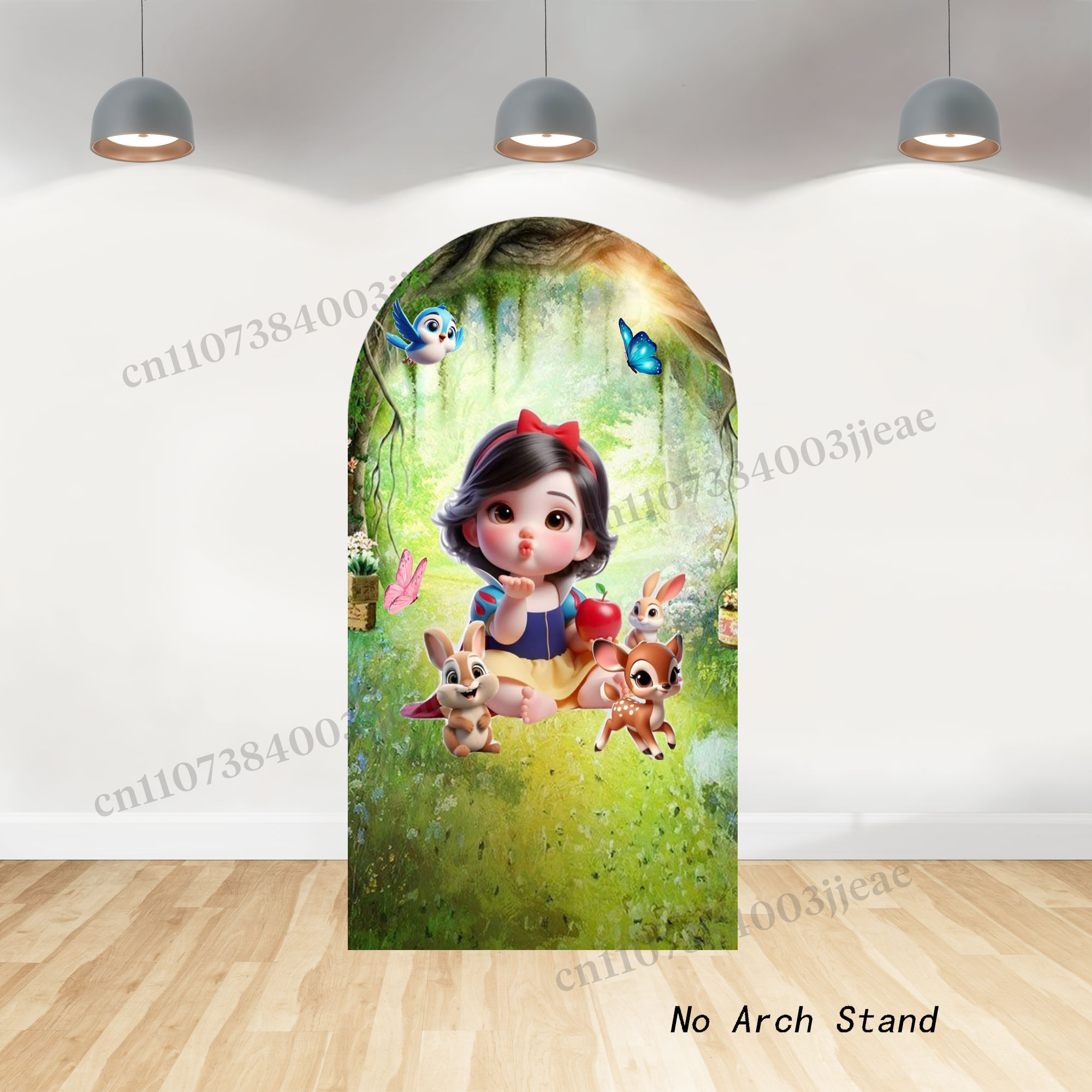 Snow White Baby Backdrop Arch  - Baby Nursery Ideas Girl 评论和价格