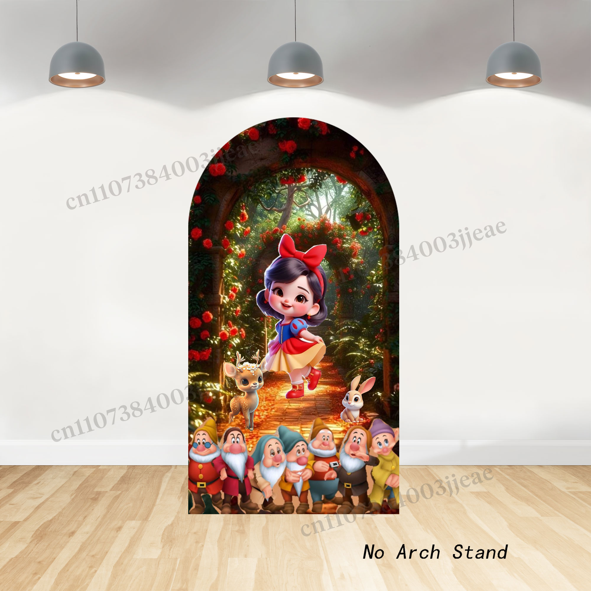 Snow White Baby Backdrop Arch  - Baby Nursery Ideas Girl 评论和价格
