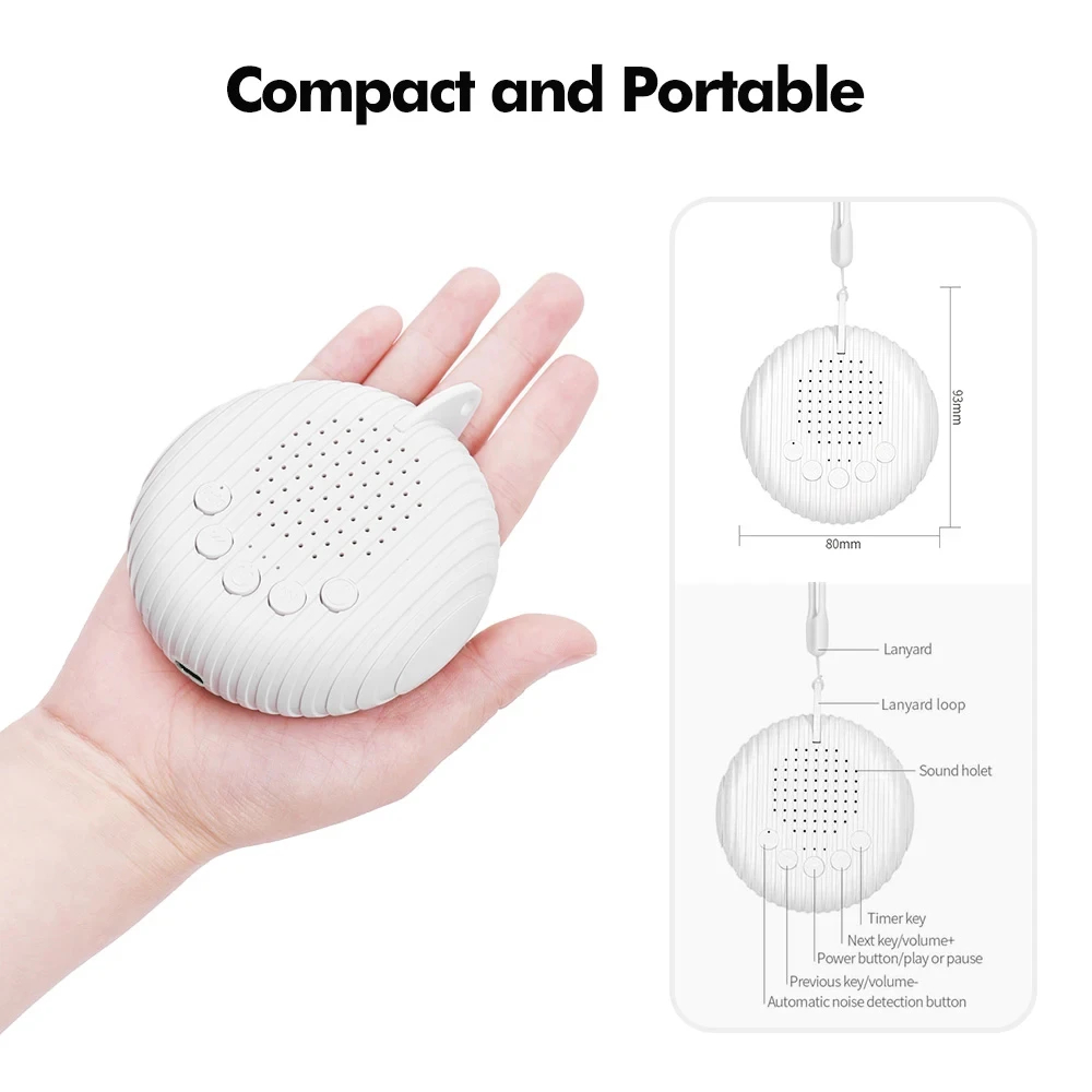 New White Noise Sound Machine  - Baby Sound Machine White 评论和价格
