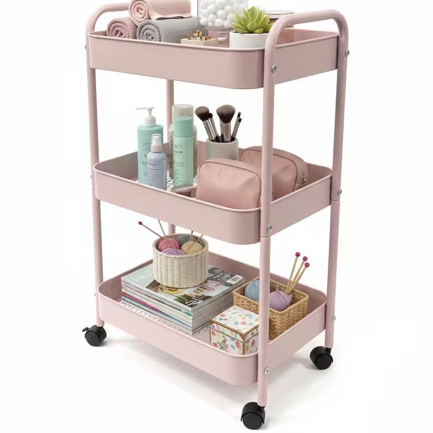 3-Tier Rolling Storage Cart Ut - Baby Nursery Utility Cart 评论和价格