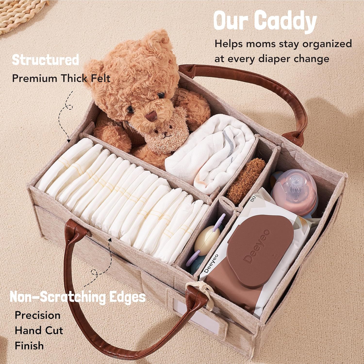Baby Felt Storage Nursery Orga - Baby Nursery Unisex 评论和价格