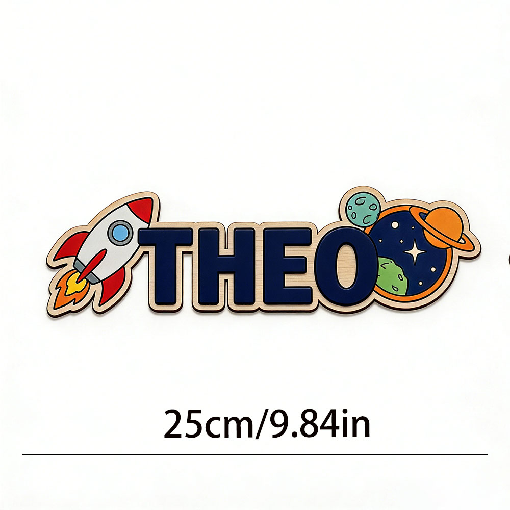 Personalized Space Rocket Name - Baby Nursery Decor 评论和价格