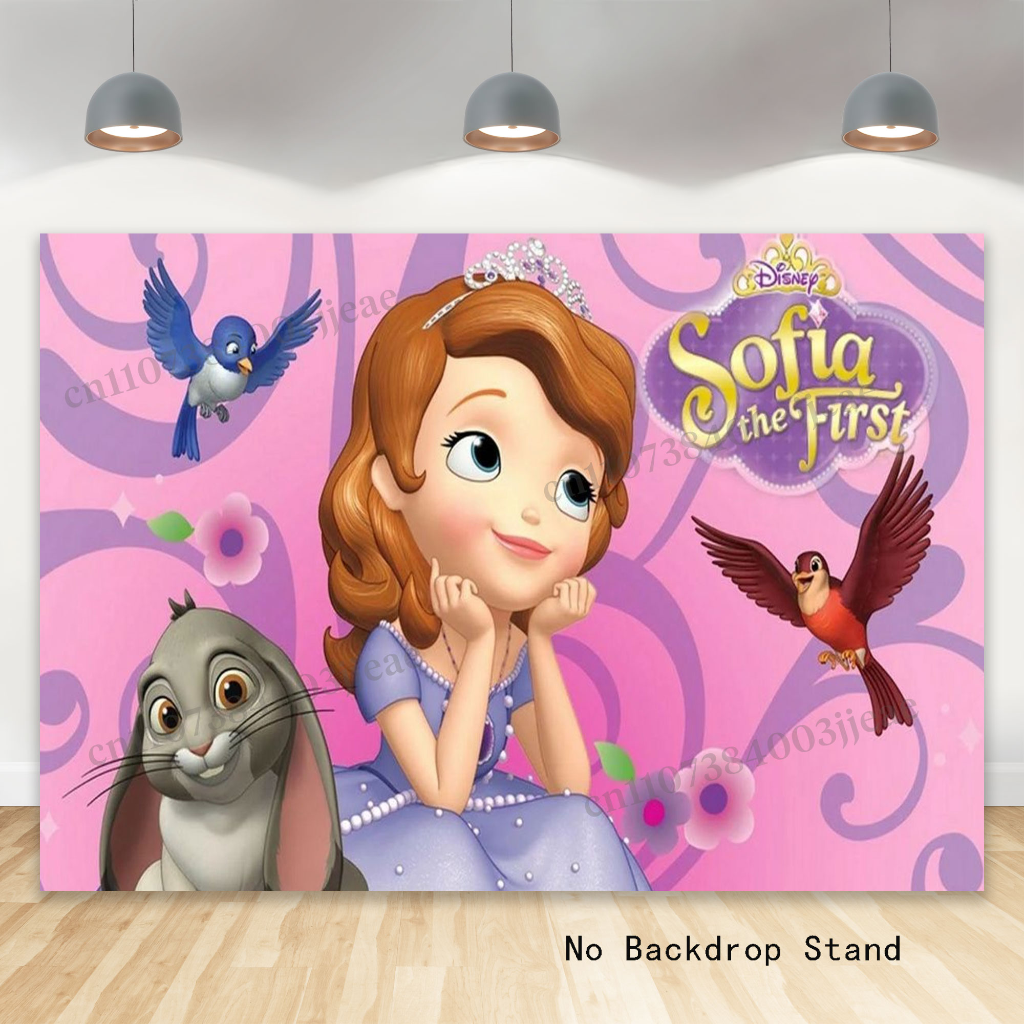 Princess Sofia Theme Backgroun - Baby Nursery Ideas Girl 评论和价格