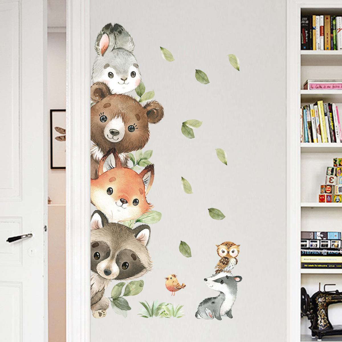 Forest Animals Theme Bear Deer - Baby Nursery Forest Theme 评论和价格