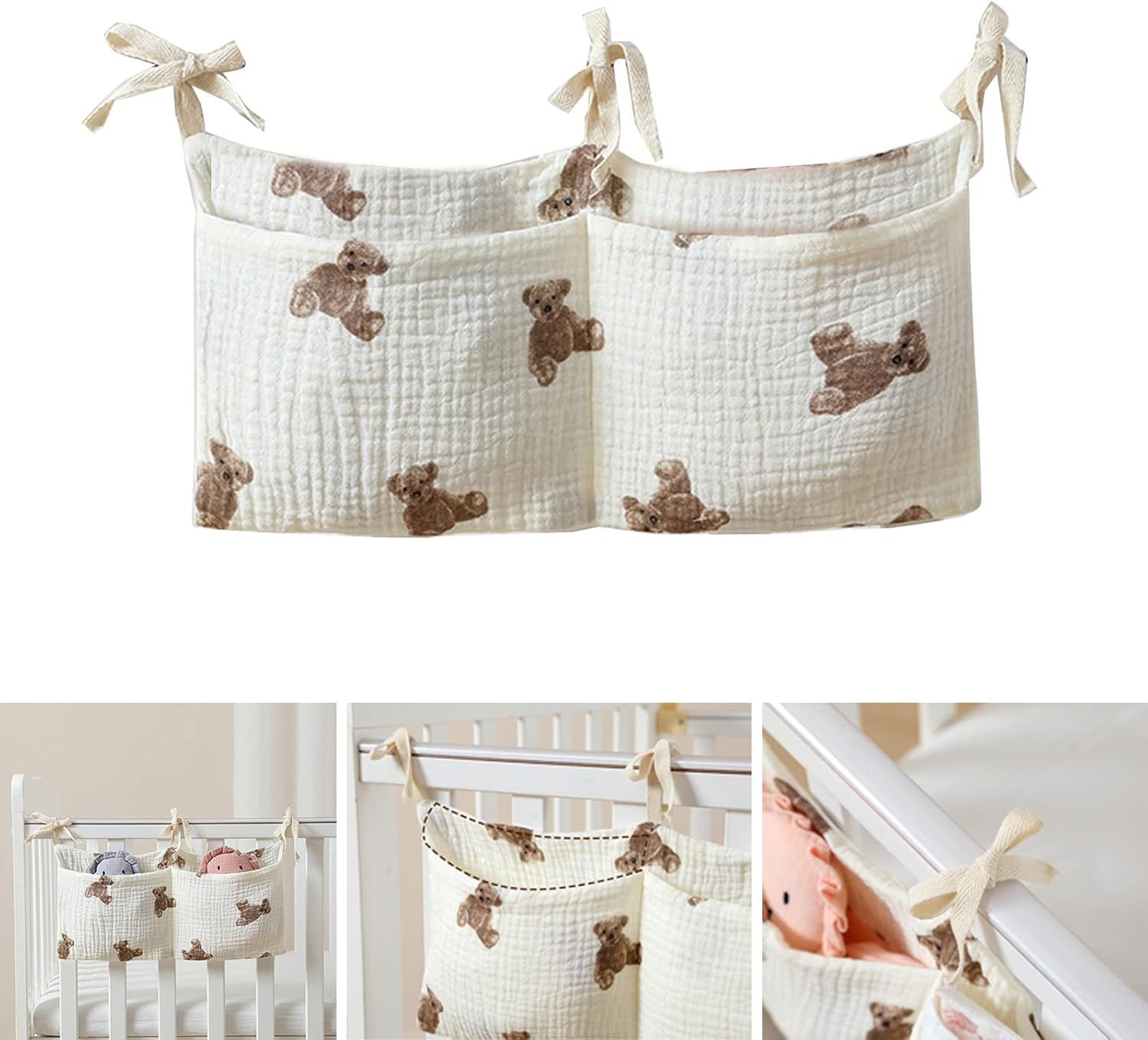Baby Crib Organizer Cot Caddy  - Baby Bag Nursery 评论和价格