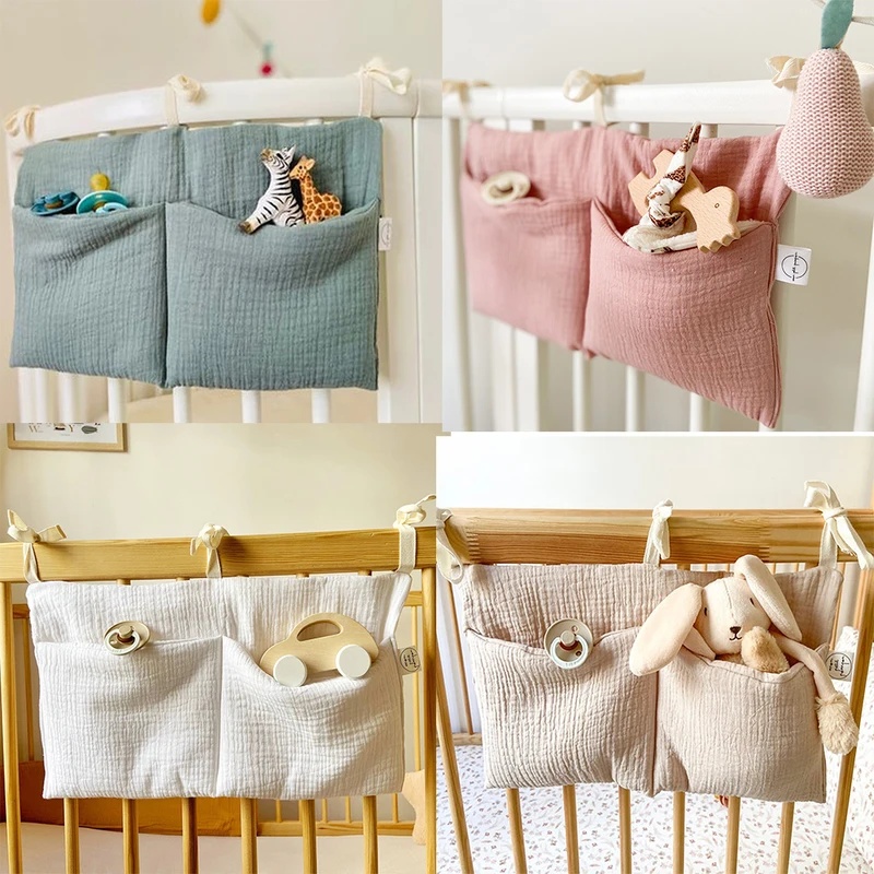 1/2pcs Baby Crib Organizer Cot - Baby Bag Nursery 评论和价格