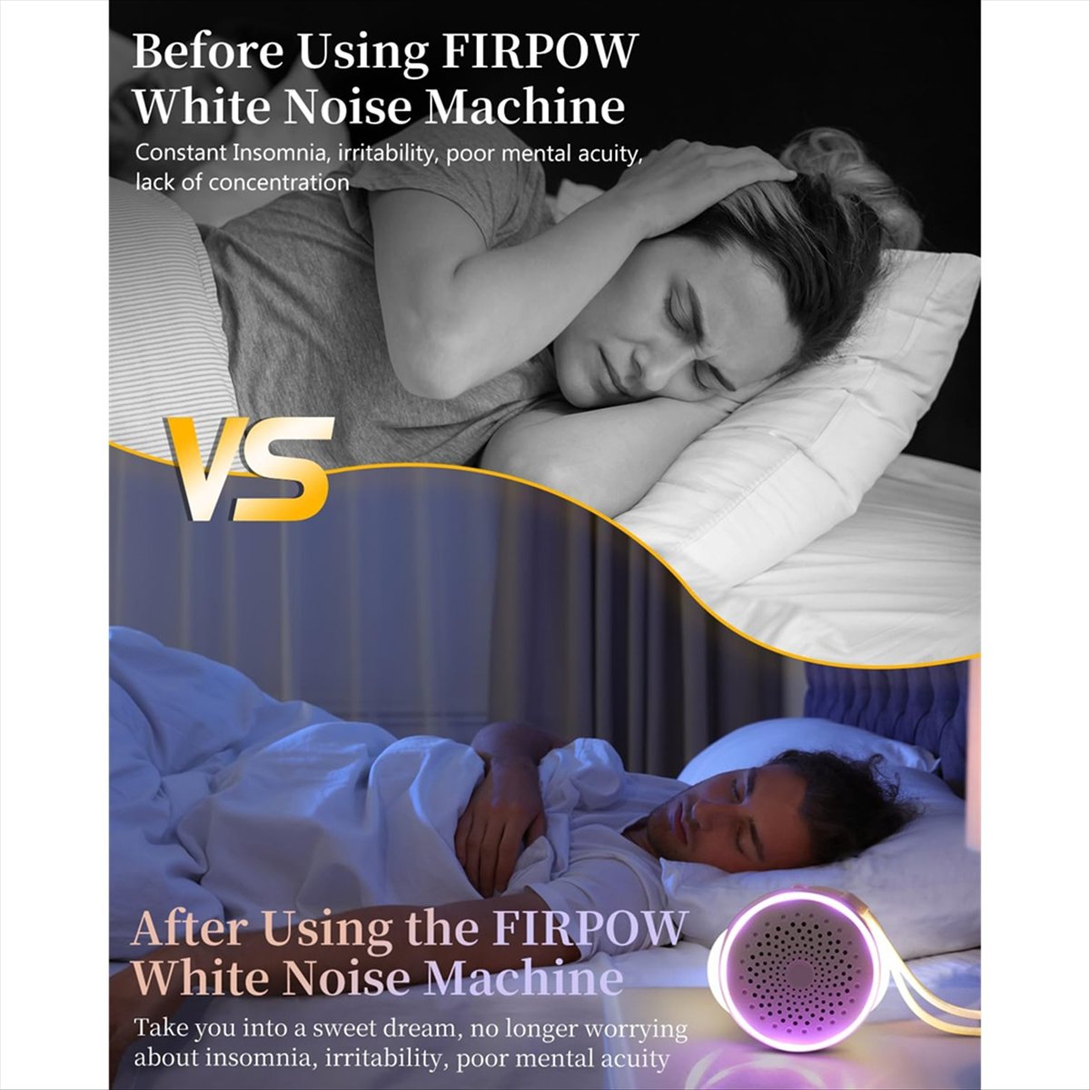 DTC5 White Noise Sound Machine - Baby Sound Machine White 评论和价格