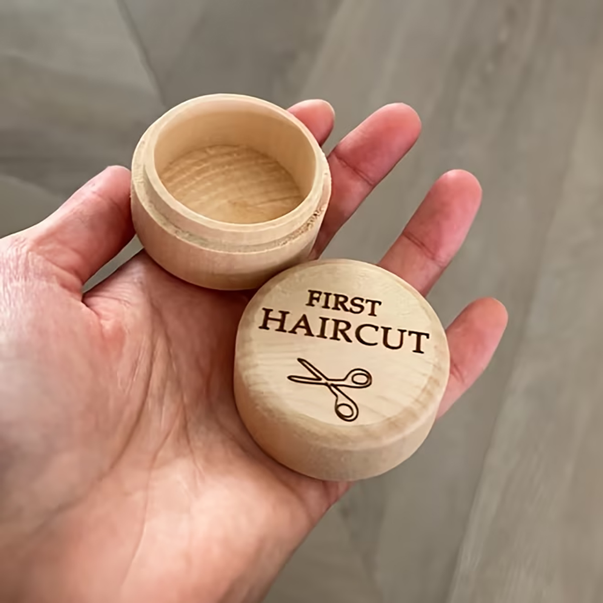 Beech Wood Baby Fetal Hair Kee - Baby Keepsake Box 评论和价格