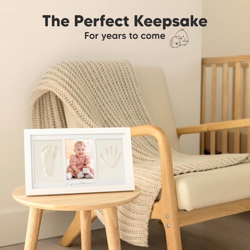 Baby Handprint Footprint Clay  - Baby Nursery Kit 评论和价格
