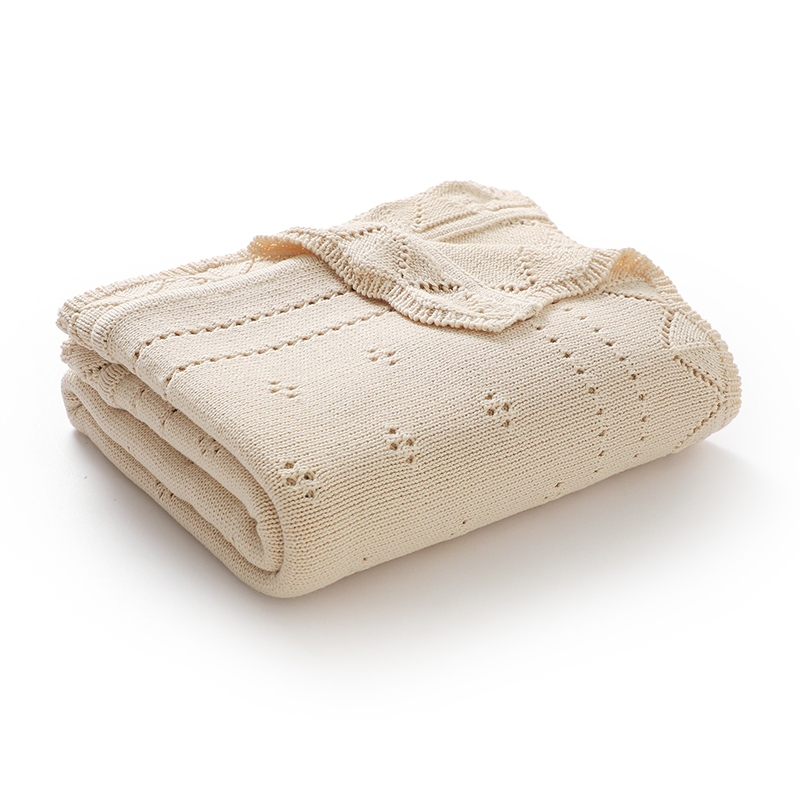Baby Blankets Cotton Knitted 1 - Baby Boy Nursery Quilt 评论和价格