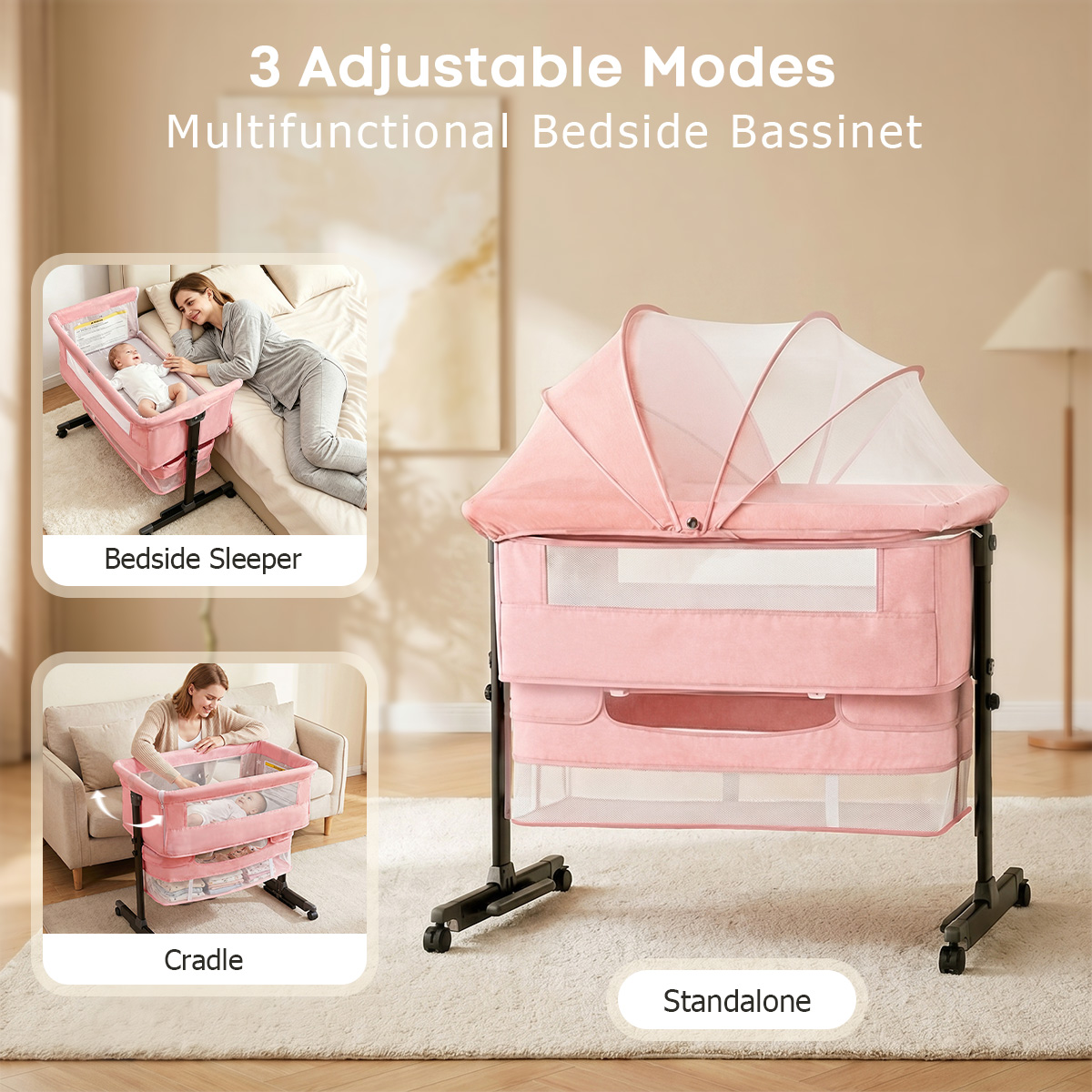Kmaier Baby Bassinet Bedside S - Bassinet Bedside Sleeper 评论和价格