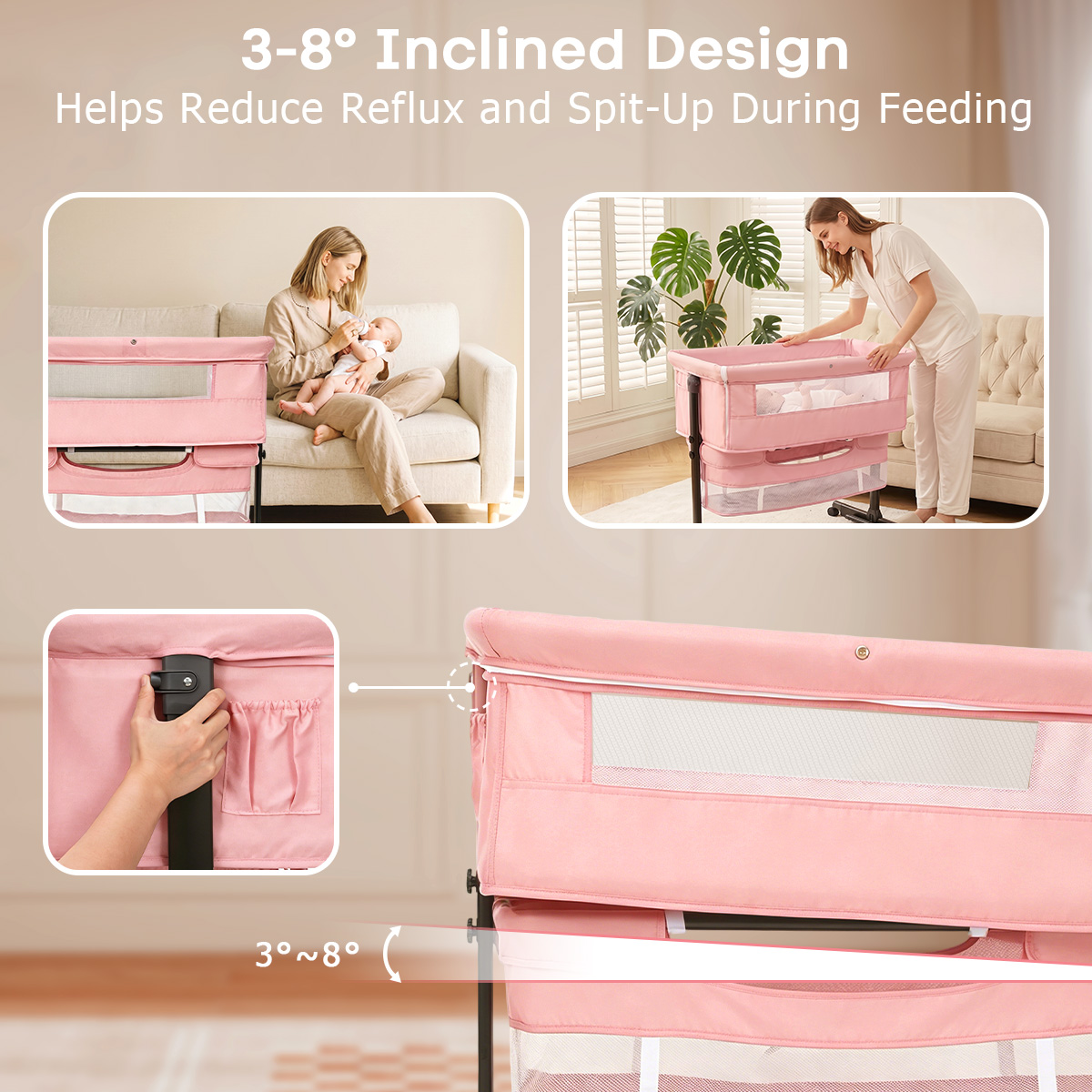 Kmaier Baby Bassinet Bedside S - Bassinet Bedside Sleeper 评论和价格