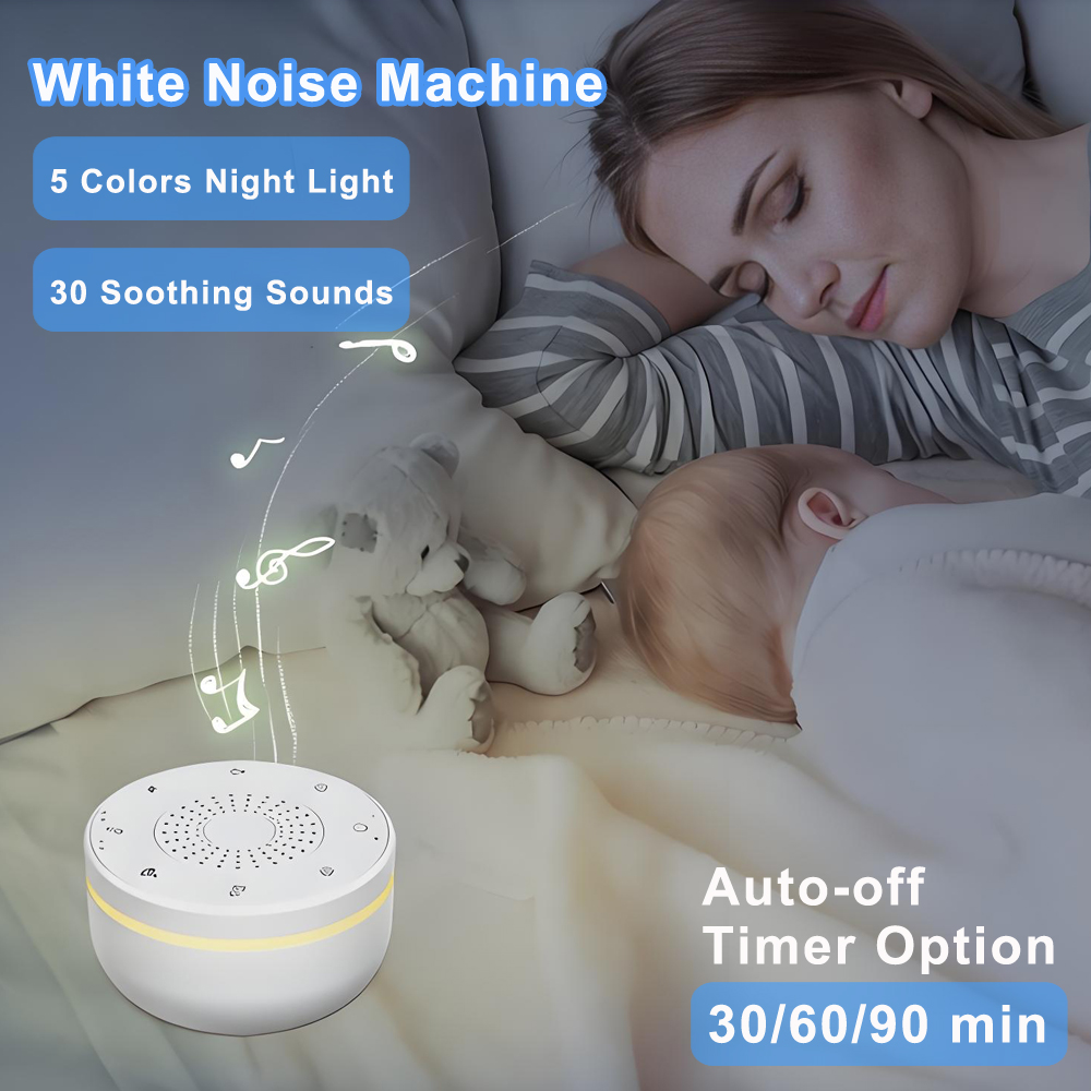 Baby White Noise Machine USB R - Baby Sound Machine White 评论和价格