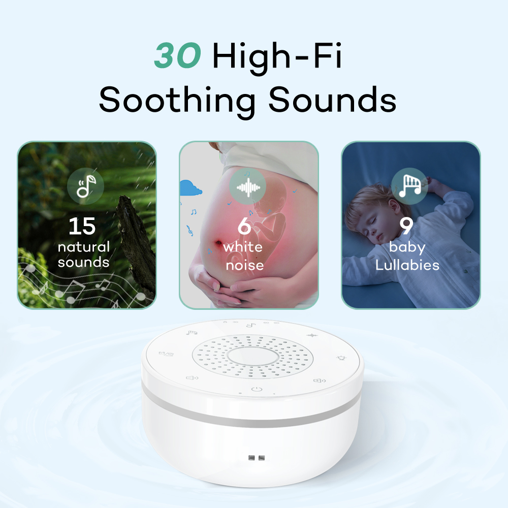 Baby White Noise Machine USB R - Baby Sound Machine White 评论和价格