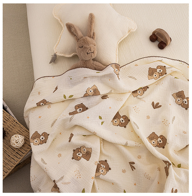 Baby Summer Swaddle Blanket Ne - Baby Boy Nursery Quilt 评论和价格