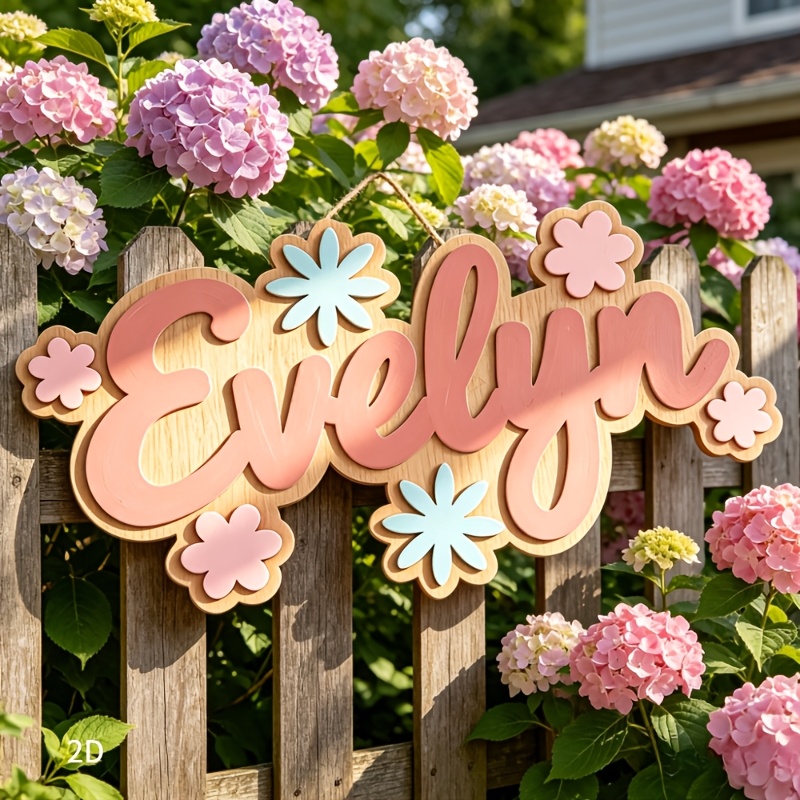 Personalized Floral Themed Nam - Baby Nursery Decor 评论和价格