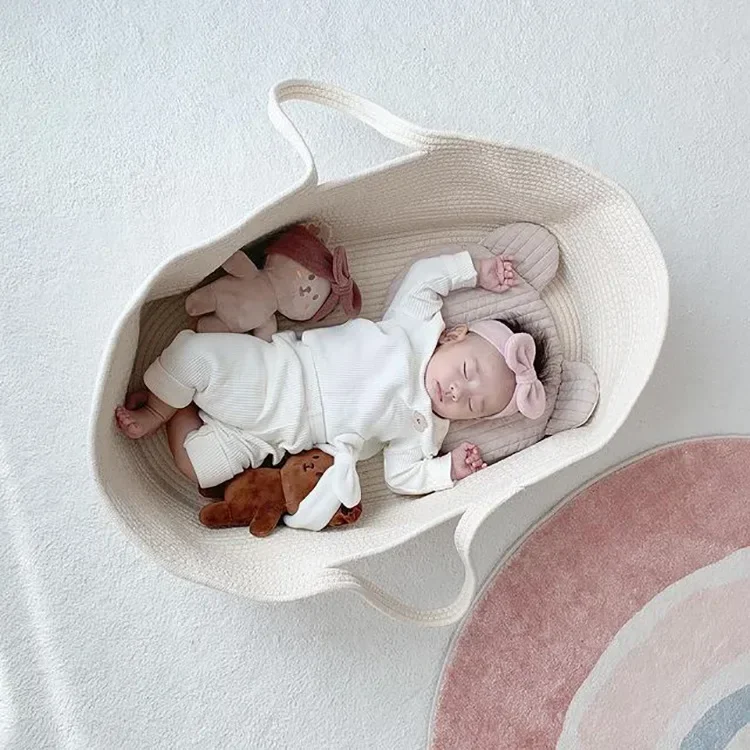 Portable Baby Moses Basket Car - Baby Nursery Unisex 评论和价格
