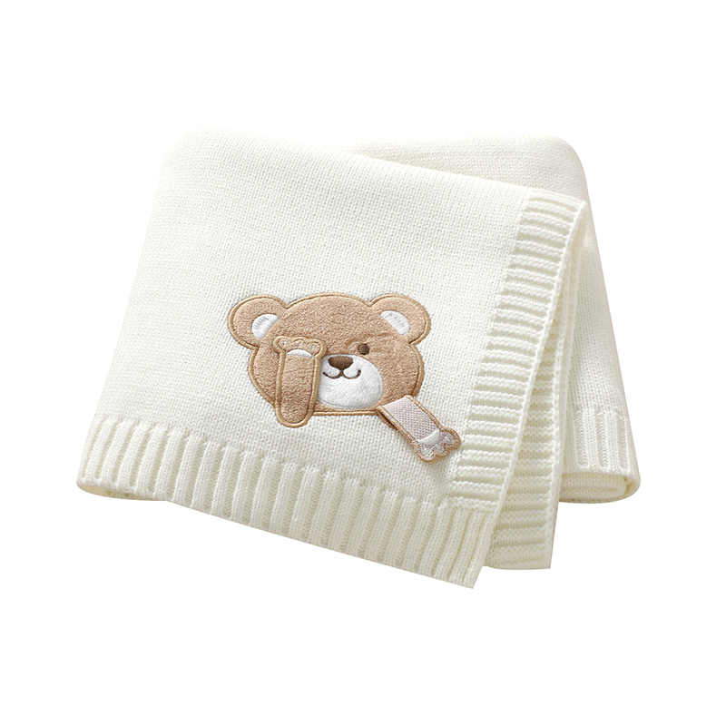 Baby Blankets 90*70cm Knit New - Baby Boy Nursery Quilt 评论和价格