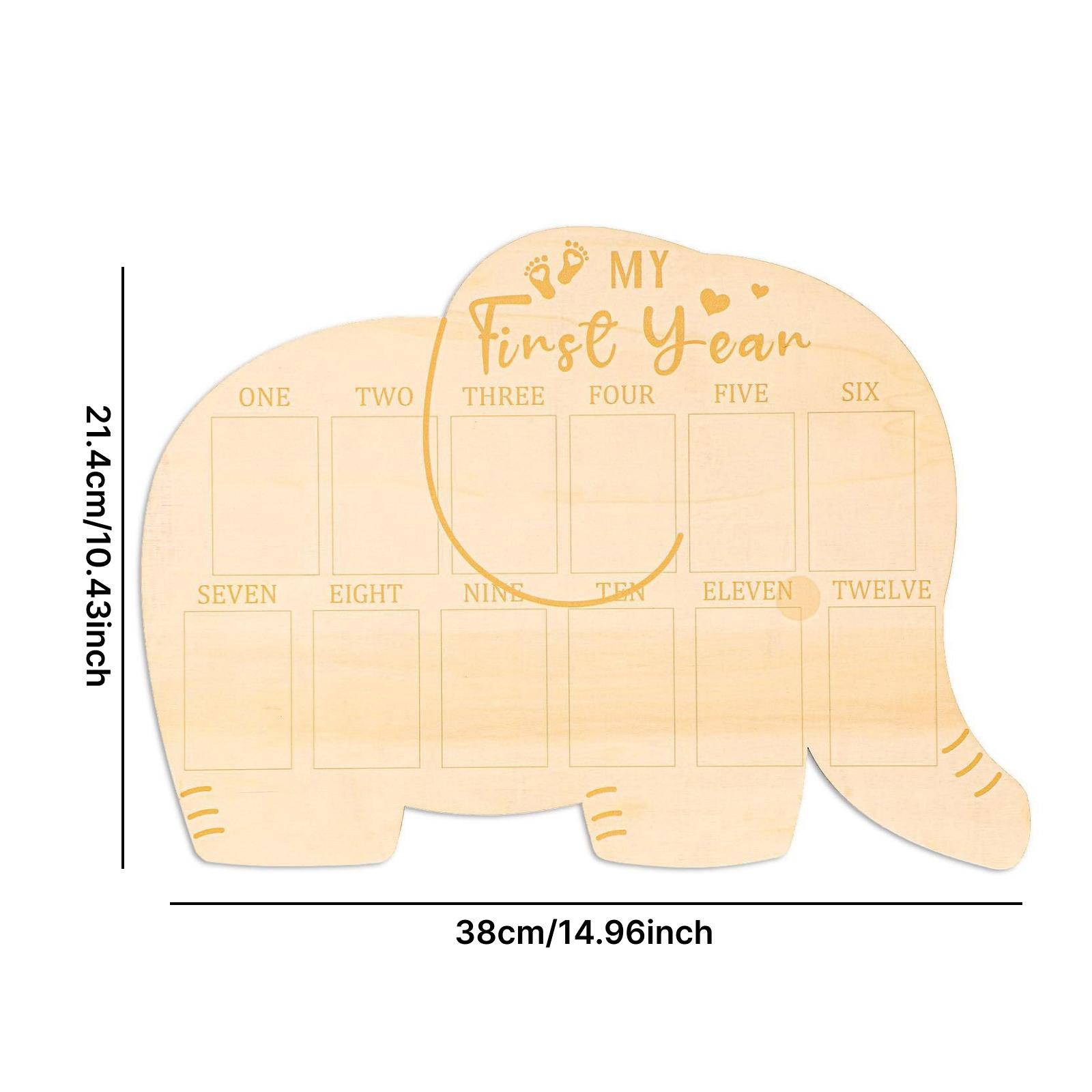 Baby Photo Board Wood Frame Tw - Baby Nursery Unisex 评论和价格