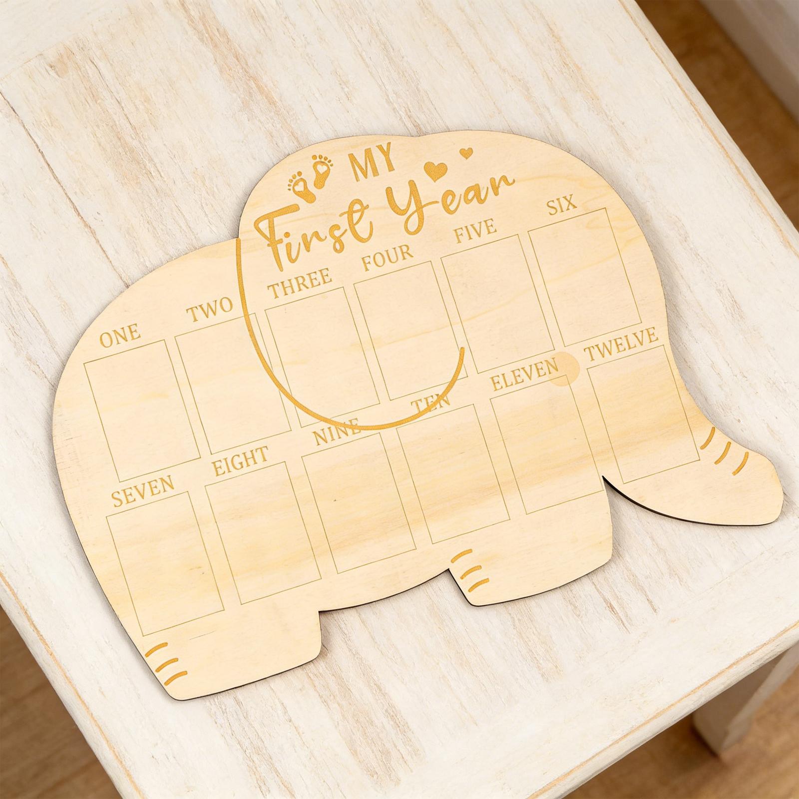 Baby Photo Board Wood Frame Tw - Baby Nursery Unisex 评论和价格
