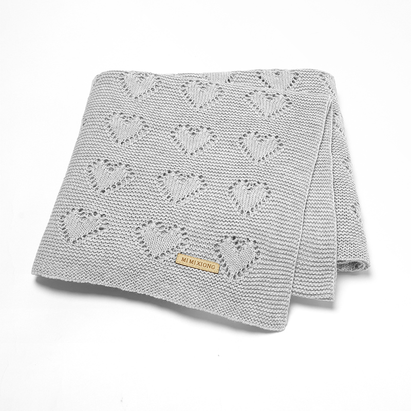 Baby Cotton Blankets Knitted N - Baby Boy Nursery Quilt 评论和价格