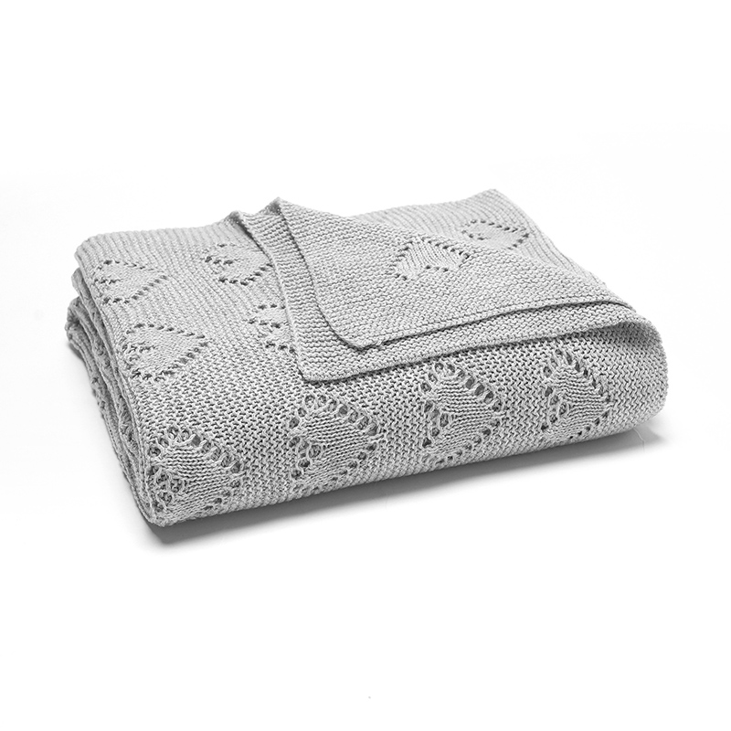 Baby Cotton Blankets Knitted N - Baby Boy Nursery Quilt 评论和价格