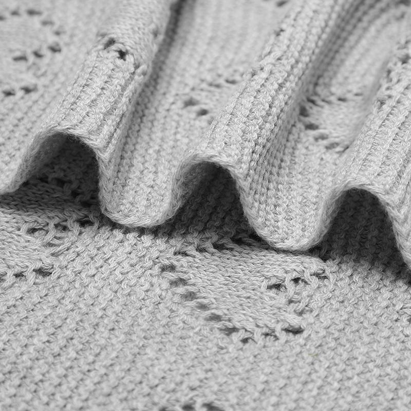 Baby Cotton Blankets Knitted N - Baby Boy Nursery Quilt 评论和价格