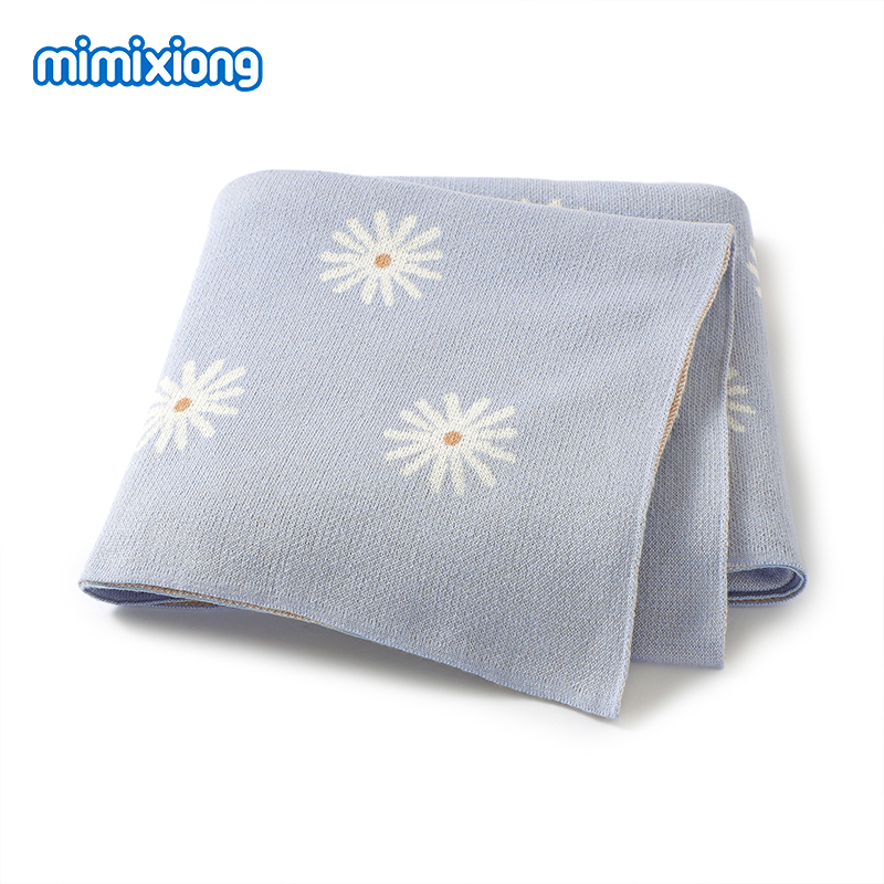 Baby Floral Blankets Knitted A - Baby Boy Nursery Quilt 评论和价格