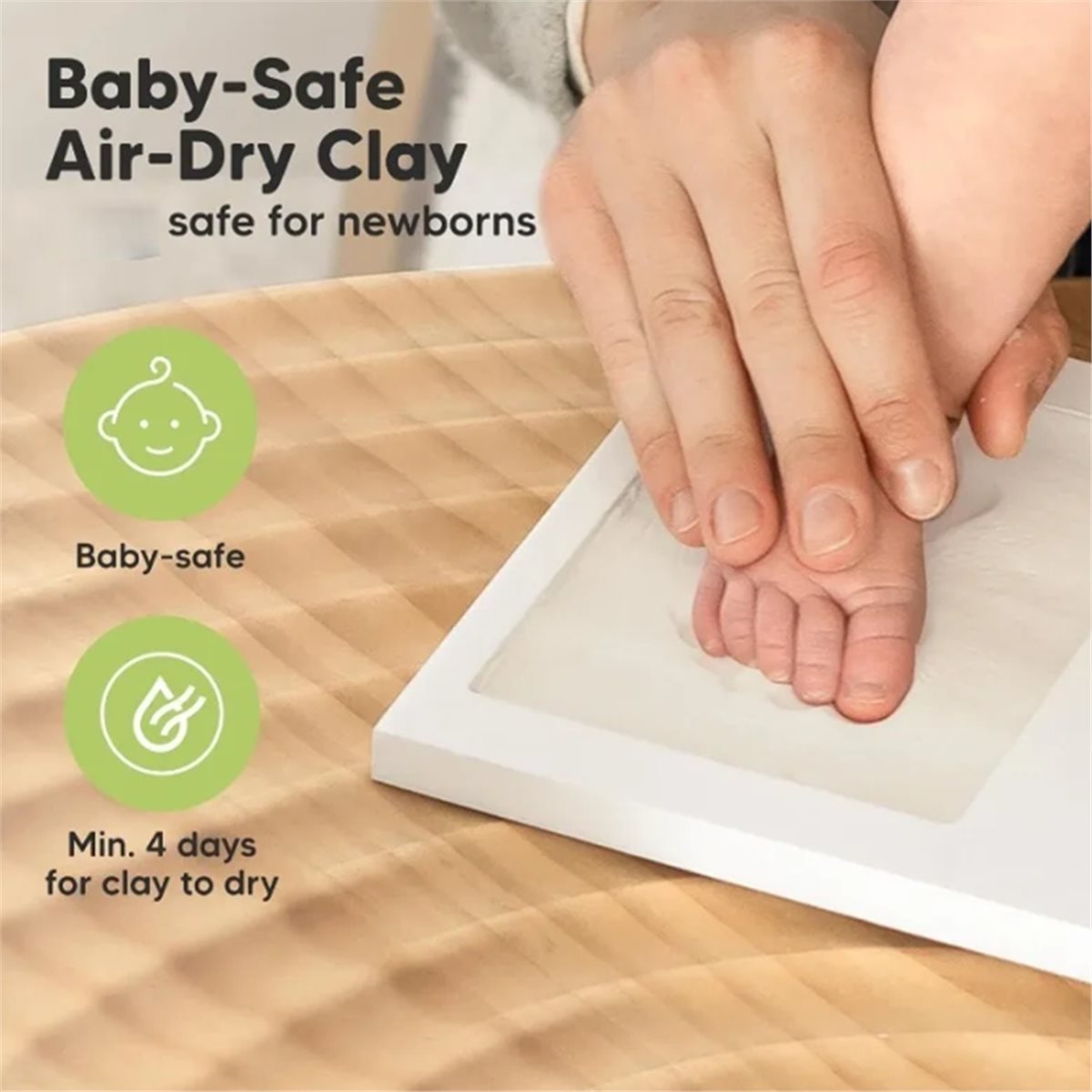 Y69A Baby Handprint & Footprin - Baby Nursery Kit 评论和价格