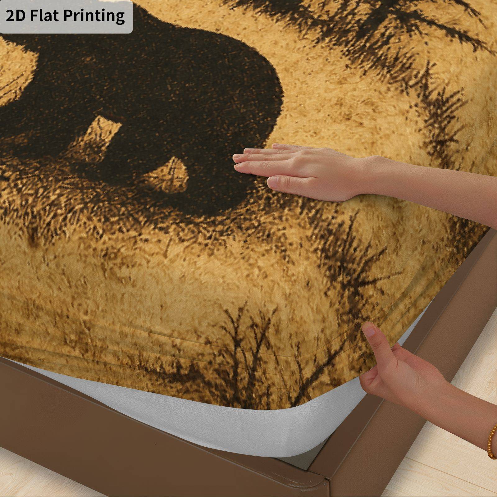 Little Bear Forest Bed Sheets  - Baby Nursery Forest Theme 评论和价格